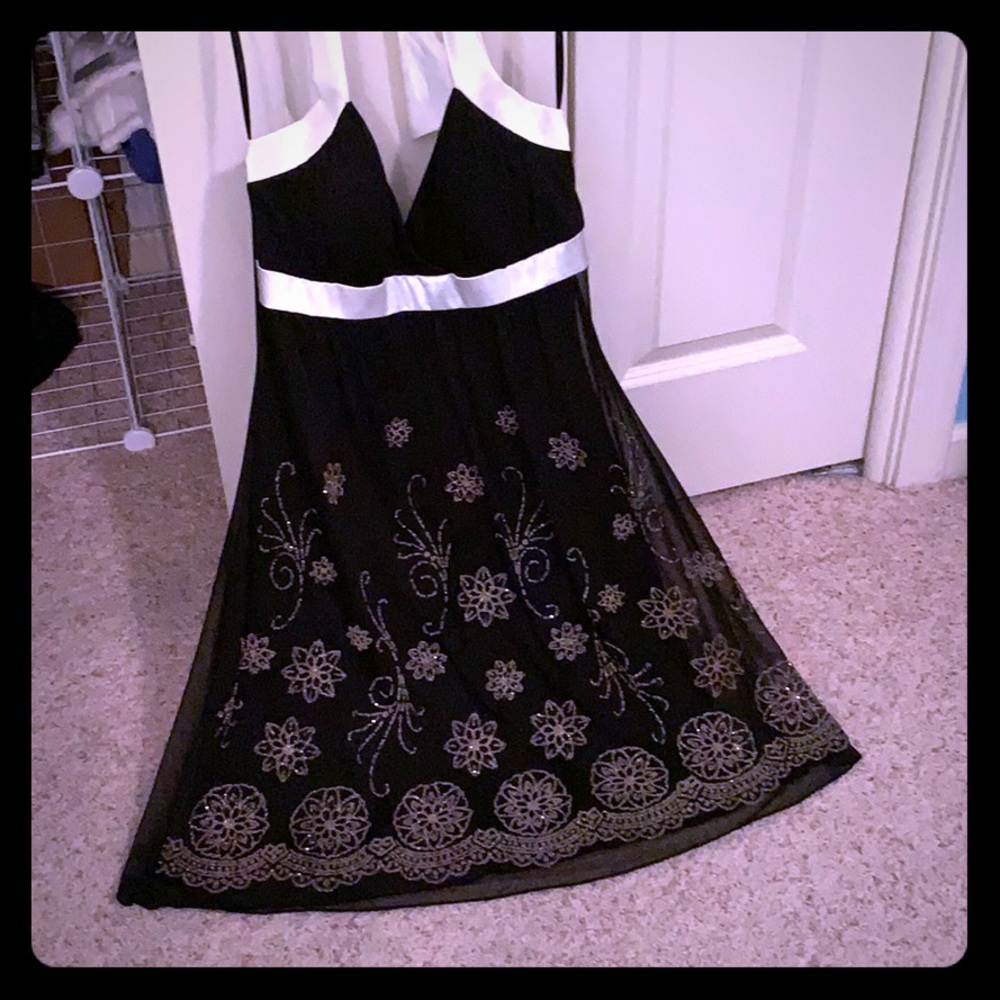Halter Beaded Dress
